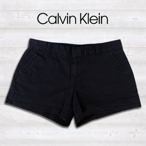 Calvin Klein Blue Tinted Black Shorts size 10